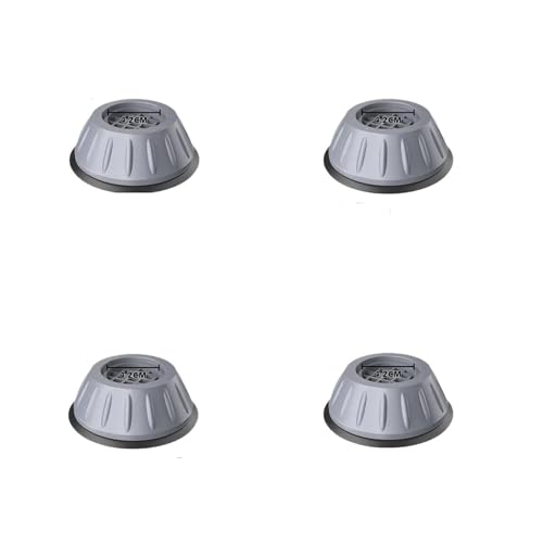 4 Stücke Anti-Rutsch-Dämpferständer Anti-Vibration Waschmaschinenfüße Pads Silent Rubber Kühlschranksockel Möbelerhöhung Unterstützung(Small-4pcs) von VHGHHVEJ