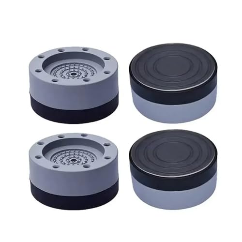 4 Stücke Waschmaschine Fuß Pad Tragbare Anti Vibration Dämpfer Matte Reduzieren Gummi Trockner Pad Anti-rutsch Kühlschrank Fuß Matte von VHGHHVEJ