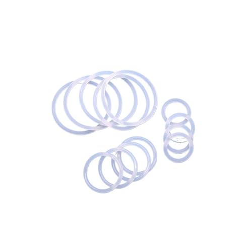 50 Stück, Kompatibel Mit VMQ, O-Ring-Dicke CS 2/3/3,5/4 Mm, Weiße Gummidichtungsringe, Außendurchmesser 5–100 Mm, Hitzebeständiger O-Ring Aus Lebensmittelechtem Silikon(OD 72MM_CS 3.5MM) von VHGHHVEJ
