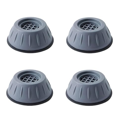 Anti-Vibrations-Füße Pads Gummimatte Slipstop Silent Universal Waschmaschine Kühlschrank Möbel Feste Erhöhung Dämpfer Ständer(4Pcs 8.5cm) von VHGHHVEJ