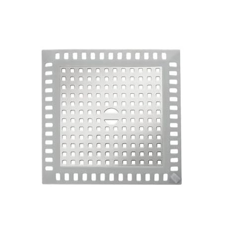 Badezimmer Edelstahl Kanalisation Haarfänger Dusche Waschbecken Abfluss Abdeckung Platte Filter Toilette Anti-Verstopfung Müll Haarfilter(Quadrate-silver) von VHGHHVEJ