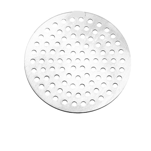 Edelstahl-Duschspülbeckensieb, Abfluss-Haarfilterabdeckung For Badezimmerdusche, Kreisförmige Bodenablaufabdeckung, Haarfiltersieb(15CM) von VHGHHVEJ