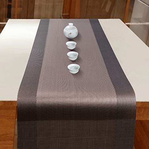 VHIE PVC Tischläufer, Tee Tisch Einfache Lange Tischdecke Europäischen Stil Couchtisch Tischfahne Wohnzimmer Tischfahne Bankett Dekorationen (größe : 30X120CM) von VHIE