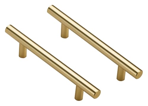 VHTDFEVXO Kleiderschrankgriffe, Schubladengriffe, 2 Pcs Cabinet Drawer Pulls Aluminum Alloy Wardrobe Door Handles, with Screws(Length 450mm) von VHTDFEVXO