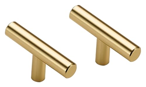 VHTDFEVXO Kleiderschrankgriffe, Schubladengriffe, 2 Pcs Cabinet Drawer Pulls Aluminum Alloy Wardrobe Door Handles, with Screws(Length 59mm) von VHTDFEVXO