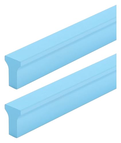VHTDFEVXO Kleiderschrankgriffe, Schubladengriffe, 2 Stück T-förmige Kleiderschranktürgriffe aus Aluminiumlegierung, Schubladengriffe mit Schrauben(Length 220mm) von VHTDFEVXO