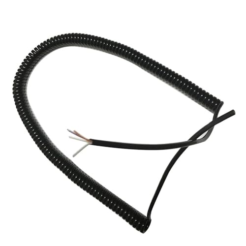VHTDFEVXO Teleskop-Spiralkabel, 2 Stück 4 Adern Autoanhänger Federkabel Weicher verzinnter Kupferdraht Polyurethan 4-polig 0,2 mm Quadratisch Undraw 1,25 Meter 2,5 Meter(Undraw 2.5 Meters) von VHTDFEVXO