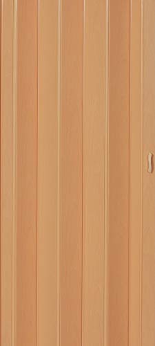 Falttür Schiebetür Tür buche farben Höhe 202 cm Einbaubreite bis 109 cm Doppelwandprofil Neu TOP-Qualität pi-043 von Vivi