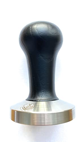 VIA CREMA Kaffee Tamper 53 mm. Siebträger Tamper. Coffee Tamper Made in Italy By Motta (Tamper 53mm, Black) Kaffeemaschine Siebträger Zubehör von VIA CREMA