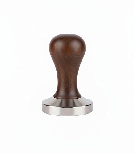 VIA CREMA Kaffee Tamper 54 mm. Siebträger Tamper. Coffee Tamper Made in Italy By Motta (Tamper 54mm, Brown) Kaffeemaschine Siebträger Zubehör von VIA CREMA