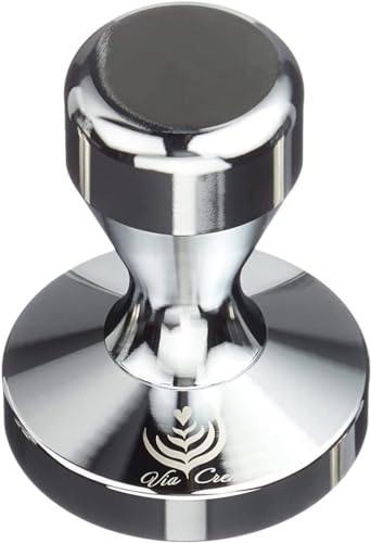 VIA CREMA Kaffee Tamper. Siebträger Tamper. Espresso Tamper 58.5 mm Stainless Steel (Tamper 58.50) Kaffeemaschine Siebträger Zubehör von VIA CREMA