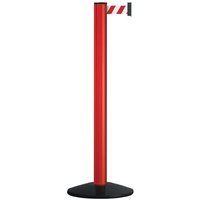 Via Guide - Gurtpfosten einfach D83xH970mm rot Gurt rot/weiß Fuß vg Via Guide - Gurtpfosten einfach D83xH970mm rot Gurt rot/weiß Fuß vg von VIA GUIDE