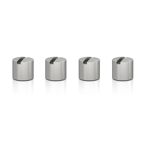 VIABLUE Edelstahl Spezialmuttern * M6 Nut * Set 4 Stück * Zubehör Montage Lautsprecher * Befestigung Spikes und Absorber von VIABLUE