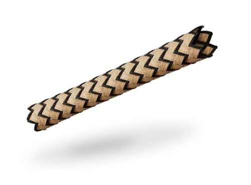 VIABLUE Sleeves * Geflechtschlauch * BEIGE * Größe SMALL für Kabel-Ø von 2 bis 6 mm * Meterware * Gewebeschlauch/Kabelschutzhülle/Kabelschlauch * per m von VIABLUE