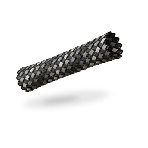 VIABLUE Sleeves * Geflechtschlauch * Flag * Größe MEDIUM für Kabel-Ø von 5 bis 13 mm * Meterware * Gewebeschlauch/Kabelschutzhülle/Kabelschlauch * per m von VIABLUE