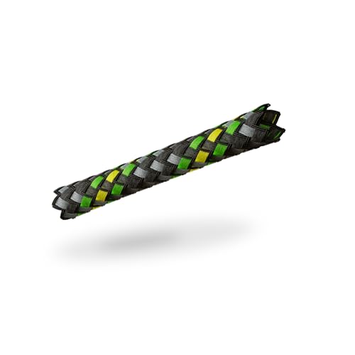 VIABLUE Sleeves * Geflechtschlauch * NEON * Größe SMALL für Kabel-Ø von 2 bis 6 mm * Meterware * Gewebeschlauch/Kabelschutzhülle/Kabelschlauch * per m von VIABLUE