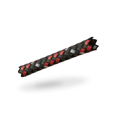VIABLUE Sleeves * Geflechtschlauch * RED/ROT * Größe SMALL für Kabel-Ø von 2 bis 6 mm * Meterware * Gewebeschlauch/Kabelschutzhülle/Kabelschlauch * per m von VIABLUE