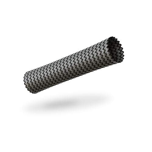 VIABLUE Sleeves * Geflechtschlauch * Silver/Silber * Größe Big für Kabel-Ø von 13 bis 26 mm * Meterware * Gewebeschlauch/Kabelschutzhülle/Kabelschlauch * per m von VIABLUE