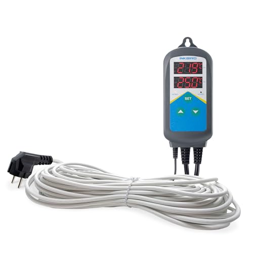 VIALIA Frostschutz Heizkabel mit Thermostat, 6m, 75W, für Teiche von 1-4 m³, Wärmekabel gegen Frost, wasserdicht von VIALIA