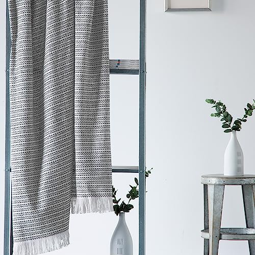VIALMAN Plaid Seul Grau | Mehrzweck-Tagesdecke 180 x 260 cm | Plaid Sofa | Überwurf | Überwurf für Sofa von VIALMAN