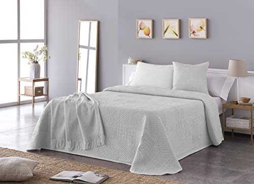VIALMAN Tagesdecke, weiß, Cama de 135 cm: 230 cm x 270 cm, 11 von VIALMAN