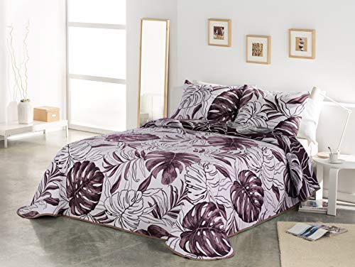 VIALMAN Übergangsdecke, Burgunderrot, Cama de 90 cm: 180 cm x 270 cm von VIALMAN