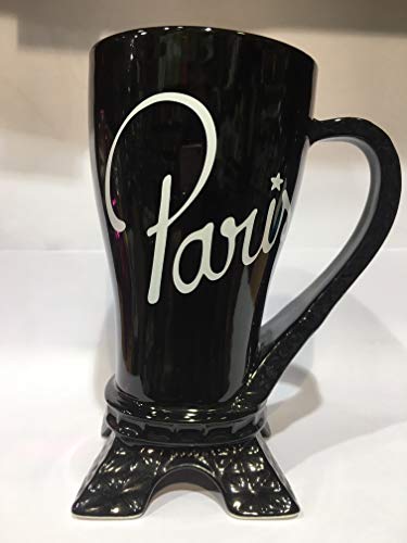 VIANAYA Beautifull Things – Tasse Paris Eiffelturm – Farbe Schwarz – glänzend von VIANAYA