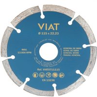 Viat - Segmentierte Diamanttrennscheibe für Trockenschnitt – 0711115 Viat - Segmentierte Diamanttrennscheibe für Trockenschnitt – 0711115 von VIAT