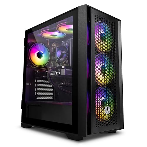 Vibox III-3 Gaming PC - Intel i7 8-Core 10700T Prozessor 4.8GHz - RTX 3050 6GB Grafikkarte - 16GB RAM - 1TB NVMe M.2 SSD - Windows 11 - WiFi von Vibox