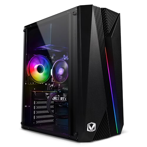 Vibox V-110 Gaming-PC - AMD Ryzen 5 4500 Processeur 4.1GHz - RTX 4060 OC 8GB Grafikkarte - 16GB RAM - 480GB SSD - 600W PSU - Windows 11 - WiFi von Vibox