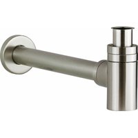 Vicario - Abgesenkter Siphon für Waschtisch und Bidet in gebürsteter Edelstahl 890/TC.07 edelstahl gebürstet von VICARIO