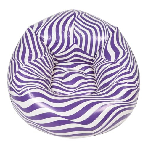 Faltbarer Aufblasbarer Lazy Sofa Chair Campingmöbel Strapazierfähigem Tragbarer Sitzsack für Strand und Outdoor Komfortabler Loungesessel für Erwachsene von VICASKY