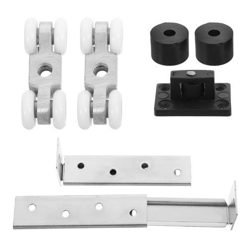 VICASKY **Schiebetürrollen, leiser und sanfter Betrieb, Pocket Door Rollers, strapazierfähige Nylon-Stahl-Konstruktion, hohe Tragfähigkeit, einfache Installation, Silber, 19 cm x 5,5 cm x 2,5 VICASKY **Schiebetürrollen, leiser und sanfter Betrieb, Pocket Door Rollers, strapazierfähige Nylon-Stahl-Konstruktion, hohe Tragfähigkeit, einfache Installation, Silber, 19 cm x 5,5 cm x 2,5 von VICASKY