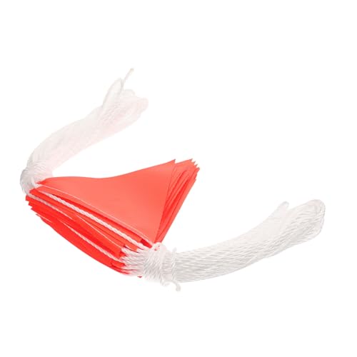 VICASKY Warnflagge aus Wasserfestem PVC Reflektierende Sicherheitsflagge Dreieckflagge für Baustellen Verlässlich und Robust für Straßenarbeiten von VICASKY