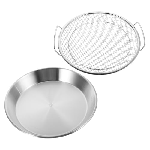 VICASKY 1 Satz Frittieröl Filtertray mit Siebkorb Große Kapazität Abtropfgestell für Gemüse und Frittierte Speisen Einfach zu Reinigen Robustes Design für Küche VICASKY 1 Satz Frittieröl Filtertray mit Siebkorb Große Kapazität Abtropfgestell für Gemüse und Frittierte Speisen Einfach zu Reinigen Robustes Design für Küche von VICASKY