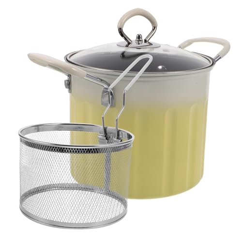 VICASKY 1 Satz Japanischer Tempura Fritteuse aus mit Deckel Multifunktionale Fritteuse mit Öl Ableitkorb für Induktionsherde und Gasherde für Küche VICASKY 1 Satz Japanischer Tempura Fritteuse aus mit Deckel Multifunktionale Fritteuse mit Öl Ableitkorb für Induktionsherde und Gasherde für Küche von VICASKY