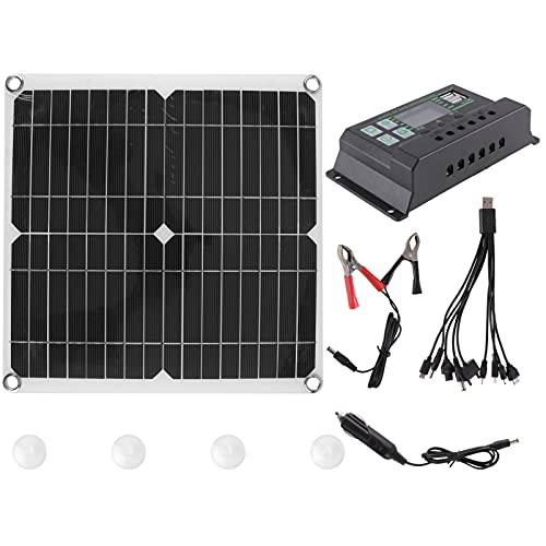 VICASKY 1 Satz Monokristallines Solarpanel für Outdoor Nutzung Effiziente Solarstromlösung für Garten Wohnmobil und Boot und Langlebig Batterie Ladegerät VICASKY 1 Satz Monokristallines Solarpanel für Outdoor Nutzung Effiziente Solarstromlösung für Garten Wohnmobil und Boot und Langlebig Batterie Ladegerät von VICASKY
