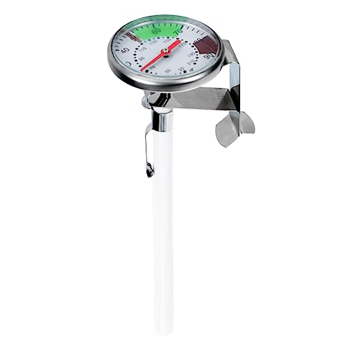 VICASKY 1 Stück Küchen Thermometer Probe für Milch und Kaffee Präzises Temperaturmessgerät mit Clip für Lebensmittel Wasser und für Sicheres Kochen und Genießen VICASKY 1 Stück Küchen Thermometer Probe für Milch und Kaffee Präzises Temperaturmessgerät mit Clip für Lebensmittel Wasser und für Sicheres Kochen und Genießen von VICASKY