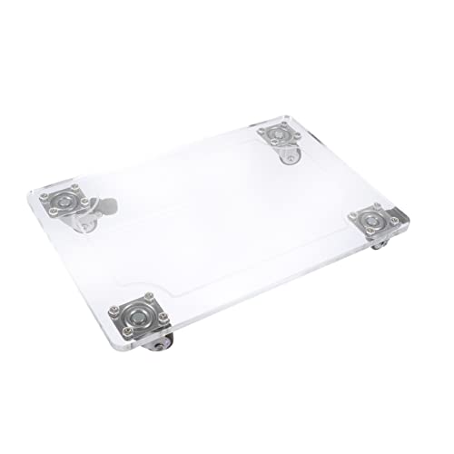 VICASKY 1 Stück Square Transparent Acrylic Plant Tray with Wheels Movable Flowerpot Holder for Easy Transfer Durable and Easy to Clean for Indoor and Outdoor Use VICASKY 1 Stück Square Transparent Acrylic Plant Tray with Wheels Movable Flowerpot Holder for Easy Transfer Durable and Easy to Clean for Indoor and Outdoor Use von VICASKY