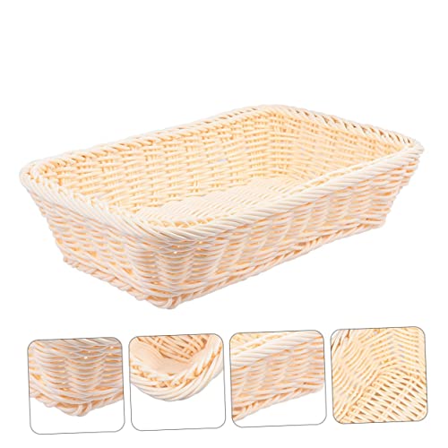 VICASKY 1 Stück Woven Fruit Basket Leichter Stabiler Aufbewahrungskorb für Obst Brot und Snacks Offenes Design zur Einfachen Sichtbarkeit für Vielfältige Lebensmittel und Präsentation VICASKY 1 Stück Woven Fruit Basket Leichter Stabiler Aufbewahrungskorb für Obst Brot und Snacks Offenes Design zur Einfachen Sichtbarkeit für Vielfältige Lebensmittel und Präsentation von VICASKY
