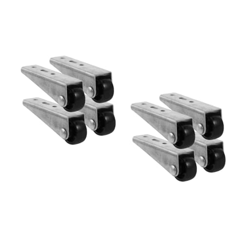 VICASKY 10 Stck. Schwerlast Schiebetürrollen Set Nylonrollen Sagging Türrollen für Möbel und Tore Führung für Sanftes Gleiten und Zuverlässige Türausrichtung von VICASKY