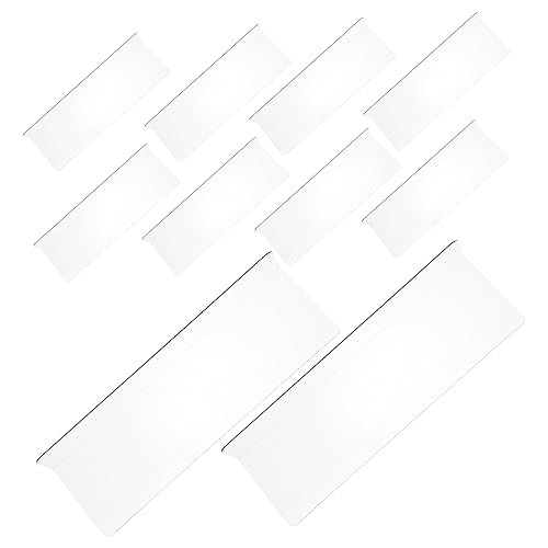 VICASKY 10 Stück Teiliges PVC Transparente Regalteiler für Schränke Flexible Trennwände für Supermärkte und Geschäfte Installieren Ablösbarem Nano Kleber ohne Magnet VICASKY 10 Stück Teiliges PVC Transparente Regalteiler für Schränke Flexible Trennwände für Supermärkte und Geschäfte Installieren Ablösbarem Nano Kleber ohne Magnet von VICASKY