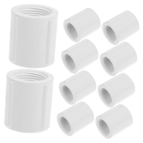 VICASKY 10 Stück Teiliges PVC Wasserrohr verbindungsset Reduzierstück Gerade Rohradapter Wiederverwendbar Langlebig Mit Glatter Oberfläche Für Gartenschlauch und Wasserversorgung VICASKY 10 Stück Teiliges PVC Wasserrohr verbindungsset Reduzierstück Gerade Rohradapter Wiederverwendbar Langlebig Mit Glatter Oberfläche Für Gartenschlauch und Wasserversorgung von VICASKY