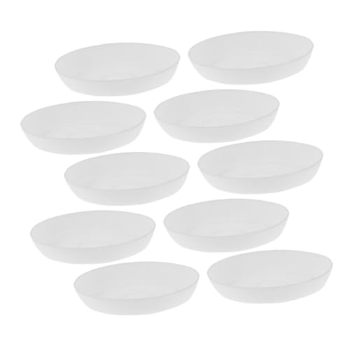VICASKY 10 Stück Teiliges Runde Kunststoff Blumentopf Untersetzer Stabile Tropfschalen für Sukkulenten Wasserauffangende Pflanzenschalen für Drinnen und Draußen Leichter Pflanzentopf VICASKY 10 Stück Teiliges Runde Kunststoff Blumentopf Untersetzer Stabile Tropfschalen für Sukkulenten Wasserauffangende Pflanzenschalen für Drinnen und Draußen Leichter Pflanzentopf von VICASKY