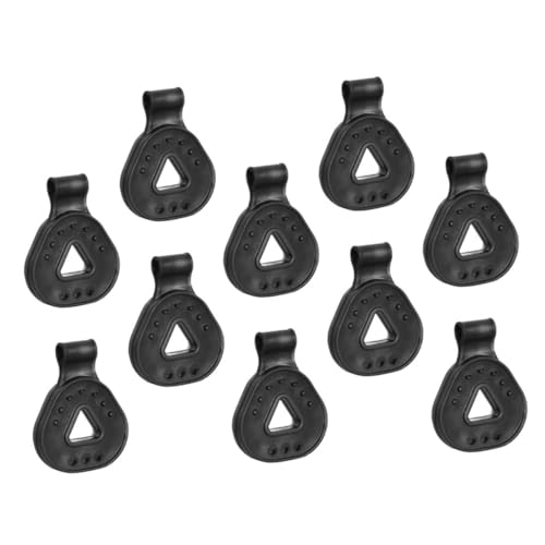 VICASKY 10 Stück Teiliges Schwarze Schattiernetz Clips aus Robustem PE Praktische Fixierklammern für Garten Gewächshaus und Sonnenschutz Langlebige Befestigung für Schattiernetze und von VICASKY