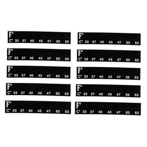 VICASKY 10 Stück Teiliges Selbstklebende Temperaturstreifen für Biergärung und Brotfermentation Präzise Messung Platzsparend Vielseitig Einsetzbar für Heimbrauen und Temperaturkontrolle VICASKY 10 Stück Teiliges Selbstklebende Temperaturstreifen für Biergärung und Brotfermentation Präzise Messung Platzsparend Vielseitig Einsetzbar für Heimbrauen und Temperaturkontrolle von VICASKY