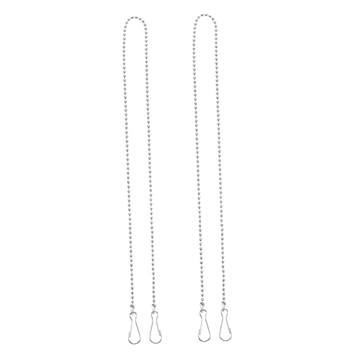 VICASKY 10 Stück Teiliges Set Metallhängerkette für Fahnenmast Ersatzkette für Poster und Fahnen Einfache Geeignet für Geschäfte und Dekoration von VICASKY