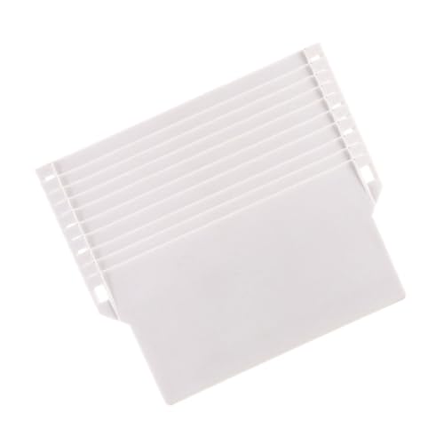 VICASKY 10 Stück Vertikaljalousien Beschwerungsplatten Weiß PVC Kunststoff Bodenplatten für Lamellen Stabiles Zubehör für Jalousien Geeignet für Wohn und Arbeitsräume VICASKY 10 Stück Vertikaljalousien Beschwerungsplatten Weiß PVC Kunststoff Bodenplatten für Lamellen Stabiles Zubehör für Jalousien Geeignet für Wohn und Arbeitsräume von VICASKY