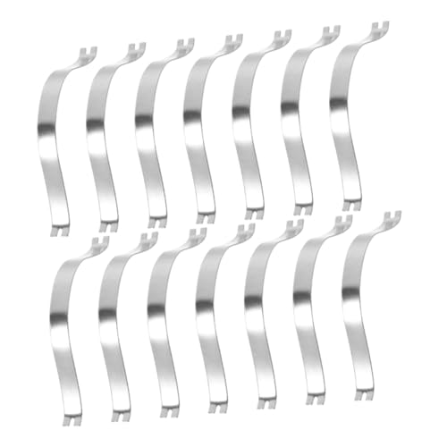 VICASKY 100 Stück Aluminiumlegierung Bilderrahmen Clips Federklammern Rückwandhalterung für Kleine Fotos DIY Bildaufhängung Stabile Befestigung ohne Bohren VICASKY 100 Stück Aluminiumlegierung Bilderrahmen Clips Federklammern Rückwandhalterung für Kleine Fotos DIY Bildaufhängung Stabile Befestigung ohne Bohren von VICASKY