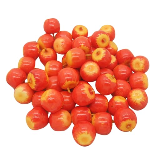 VICASKY 100 Stück Teiliges Mini Realistische Deko Modelle Bunter Apfel Nachbildung für DIY Basteln Wohnraum Büro Fotorequisiten Kreative Tischdekoration VICASKY 100 Stück Teiliges Mini Realistische Deko Modelle Bunter Apfel Nachbildung für DIY Basteln Wohnraum Büro Fotorequisiten Kreative Tischdekoration von VICASKY